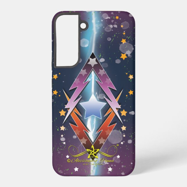 Wackelstars Samsung Galaxy Hülle (Rückseite)