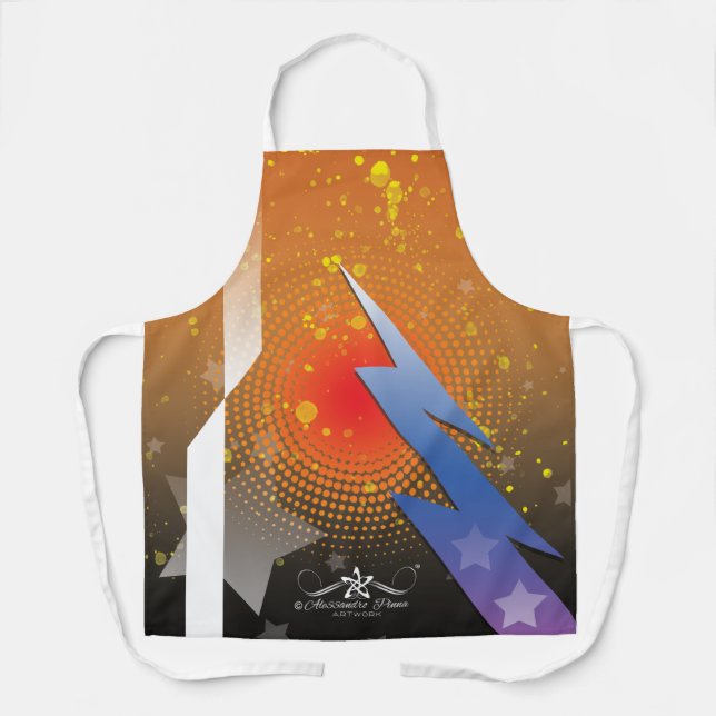 Wackelstars Schürze (Vorderseite)