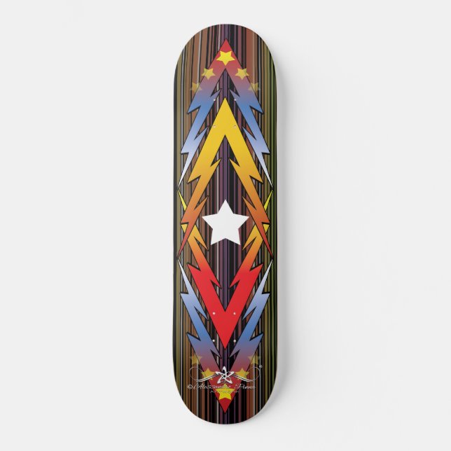 Wackelstars Skateboard (Vorderseite)