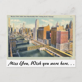 Wacker Drive, Chicago, Illinois Postkarte