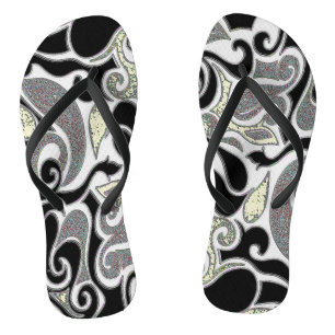Wackiger Retro-Strudel Flip Flops