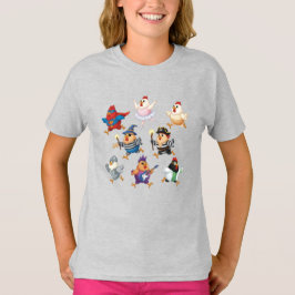 Wacky Chicks in Muscheln T-Shirt