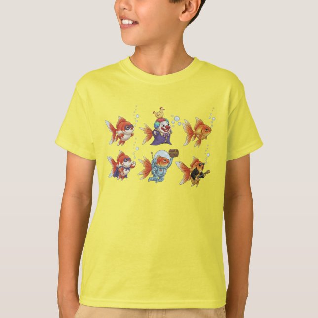 Wacky Goldfish Clown T-Shirt (Vorderseite)