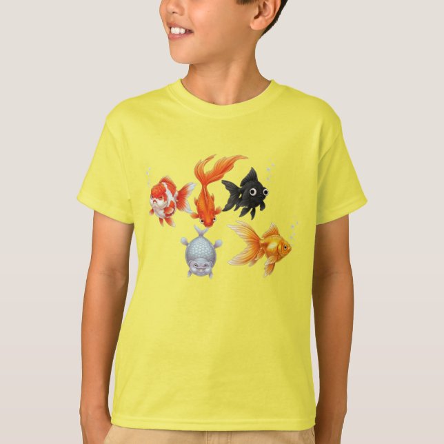 Wacky Goldfish T-Shirt (Vorderseite)