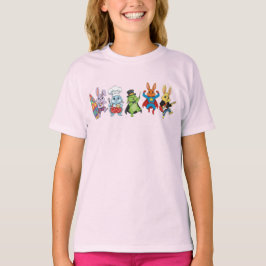 Wacky Rabbits Cartoon Baker T-Shirt