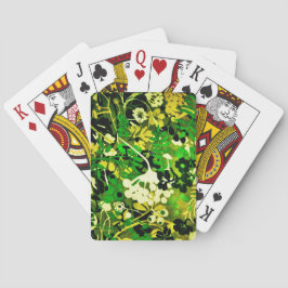 Wacky Retro Floral 1 Spielkarten