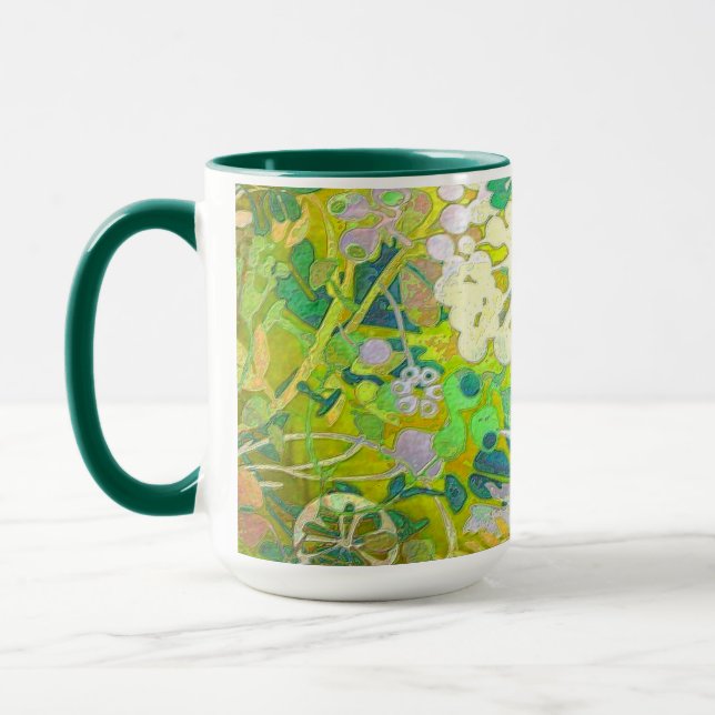 Wacky Retro Floral 2 Tasse (Links)