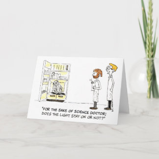 Wacky Scientist (Birthday Card) Karte