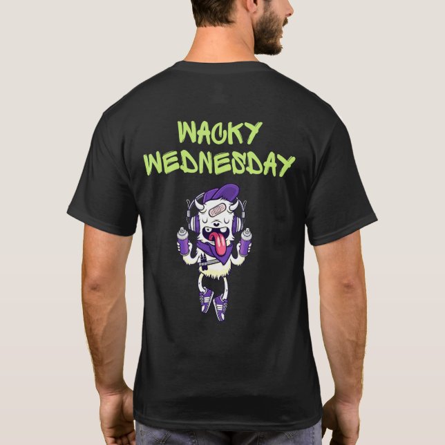 Wacky Wednesday Mismatch Day T-Shirt (Rückseite)
