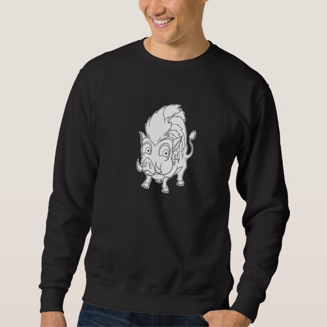 Wacky Wild Boar - Furry Woodland Creatures Premium Sweatshirt (Vorderseite)