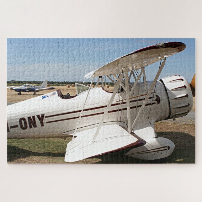 Waco-Doppeldecker-Flugzeug (Horizontal)