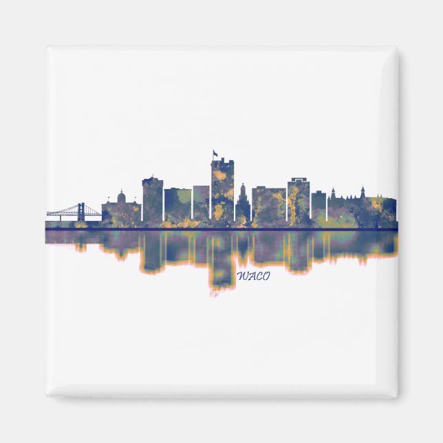 Waco Skyline Magnet (Vorne)
