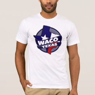 Waco Texas Fahne zerplatzen Hemd T-Shirt