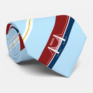 Waco (Texas) Stadtflagge Neck Tie Krawatte
