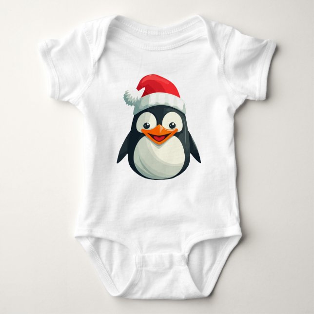 Waddle Claus Baby Strampler (Vorderseite)