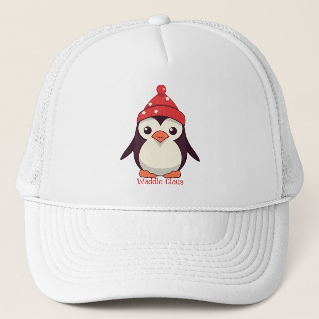 Waddle Claus Truckerkappe (Vorderseite)