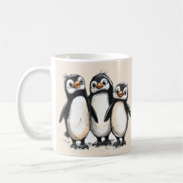 Waddle On Fait Ensuite ?, Mug De Pingouins, Drôle