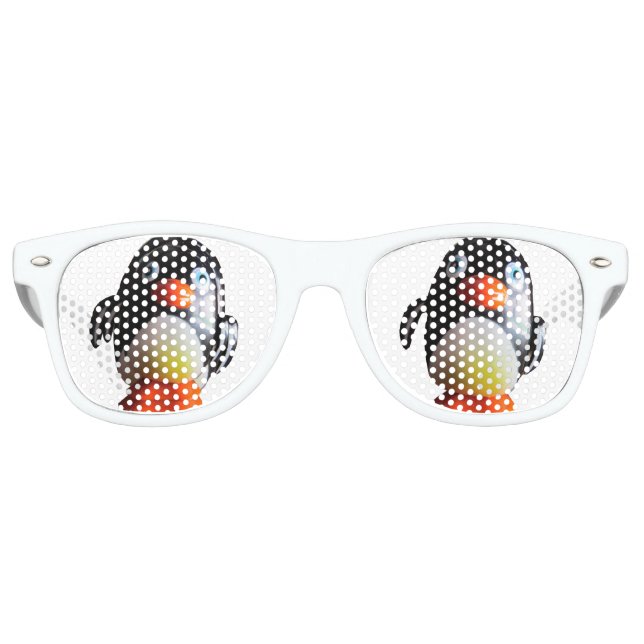 Waddles 2 lunettes de fête de pingouins (Devant)