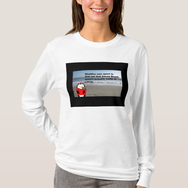Waddles Cocoa Beach T-shirt manches longues (Devant)