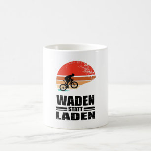 Waden statt Laden - Mountainbike BMX Fahrrad Kaffeetasse