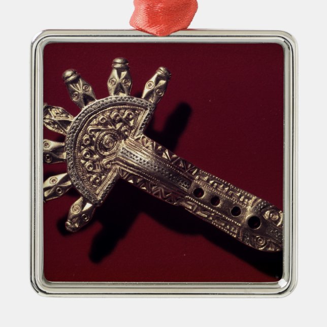 Wadenbein, Laucha Silbernes Ornament (Vorne)