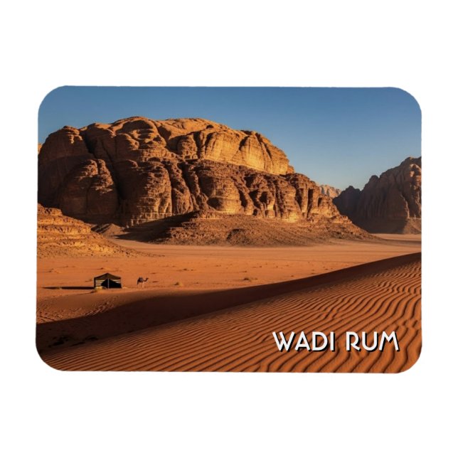 Wadi Rum Reise Magnet (Horizontal)