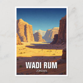 Wadi Rum Travel Postkarte