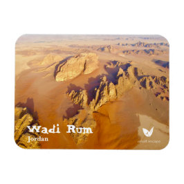Wadi Rum Wüste in Jordanien Magnet von Velvet Esca
