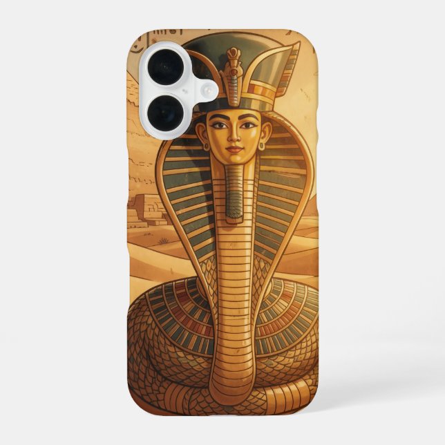 Wadjet – Ägyptische Schlangengöttin´4 iPhone 16 Hülle (Rückseite)