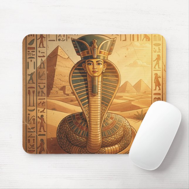 Wadjet – Ägyptische Schlangengöttin´4 Mousepad (Mit Mouse)