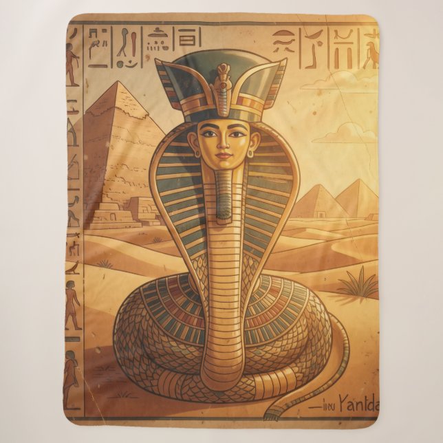 Wadjet – Ägyptische Schlangengöttin´4 Sherpadecke (Vorderseite)