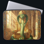Wadjet – Ägyptische Schlangengöttin´5 Laptopschutzhülle<br><div class="desc">Wadjet ist eine Kobra-Göttin aus der ägyptischen Mythologie und Schutzgöttin der Pharaonen sowie von Unterägypten. Sie steht für Schutz,  Macht und königliche Autorität.</div>