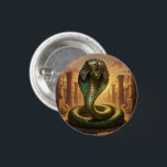 Wadjet – Ägyptische Schlangengöttin´6 Button<br><div class="desc">Wadjet ist eine Kobra-Göttin aus der ägyptischen Mythologie und Schutzgöttin der Pharaonen sowie von Unterägypten. Sie steht für Schutz,  Macht und königliche Autorität.</div>