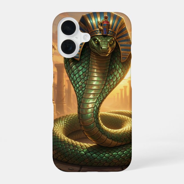 Wadjet – Ägyptische Schlangengöttin´6 iPhone 16 Hülle (Rückseite)