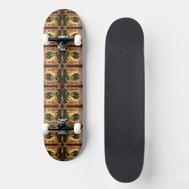 Wadjet – Ägyptische Schlangengöttin´6 Skateboard (Vorderseite)
