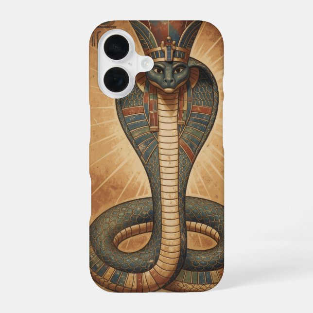 Wadjet – Ägyptische Schlangengöttin´7 iPhone 16 Hülle (Rückseite)