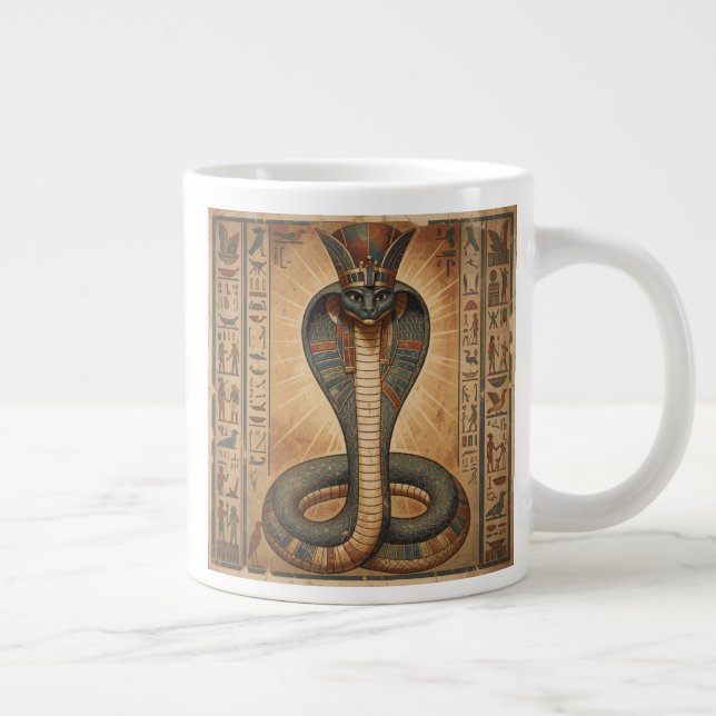 Wadjet – Ägyptische Schlangengöttin´7 Jumbo-Tasse (Rechts)