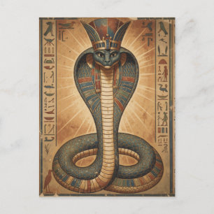 Wadjet – Ägyptische Schlangengöttin´7 Postkarte