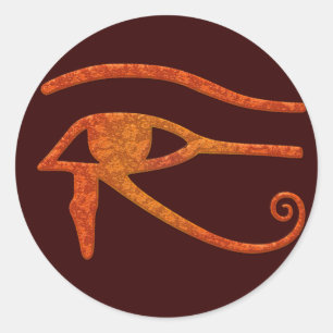 WADJET AUGE DER RA-Aufkleber Runder Aufkleber