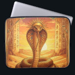Wadjet – Egyptian Cobra Goddess´1 Laptopschutzhülle<br><div class="desc">Wadjet is a cobra goddess in Egyptian mythology and a protector of the pharaoh and Lower Egypt. She represents protection, power, and royal authority.</div>