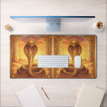 Wadjet – Egyptian Cobra Goddess´1 Schreibtischunterlage<br><div class="desc">Wadjet is a cobra goddess in Egyptian mythology and a protector of the pharaoh and Lower Egypt. She represents protection,  power,  and royal authority.</div>