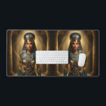 Wadjet – Egyptian Cobra Goddess´2 Schreibtischunterlage<br><div class="desc">Wadjet is a cobra goddess in Egyptian mythology and a protector of the pharaoh and Lower Egypt. She represents protection,  power,  and royal authority.</div>