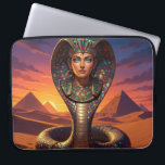 Wadjet – Egyptian Cobra Goddess´7 Laptopschutzhülle<br><div class="desc">Wadjet is a cobra goddess in Egyptian mythology and a protector of the pharaoh and Lower Egypt. She represents protection, power, and royal authority.</div>