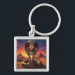 Wadjet – Egyptian Cobra Goddess´7 Schlüsselanhänger<br><div class="desc">Wadjet is a cobra goddess in Egyptian mythology and a protector of the pharaoh and Lower Egypt. She represents protection,  power,  and royal authority.</div>