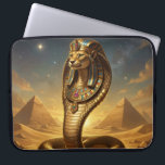 Wadjet – Egyptian Cobra Goddess Laptopschutzhülle<br><div class="desc">Wadjet is a cobra goddess in Egyptian mythology and a protector of the pharaoh and Lower Egypt. She represents protection, power, and royal authority.</div>