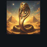 Wadjet – Egyptian Cobra Goddess Leinwanddruck<br><div class="desc">Wadjet is a cobra goddess in Egyptian mythology and a protector of the pharaoh and Lower Egypt. She represents protection,  power,  and royal authority.</div>