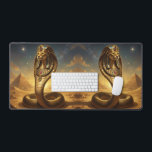 Wadjet – Egyptian Cobra Goddess Schreibtischunterlage<br><div class="desc">Wadjet is a cobra goddess in Egyptian mythology and a protector of the pharaoh and Lower Egypt. She represents protection,  power,  and royal authority.</div>