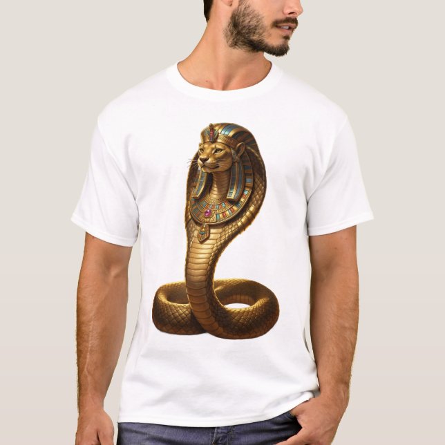 Wadjet – Egyptian Cobra Goddess T-Shirt (Vorderseite)