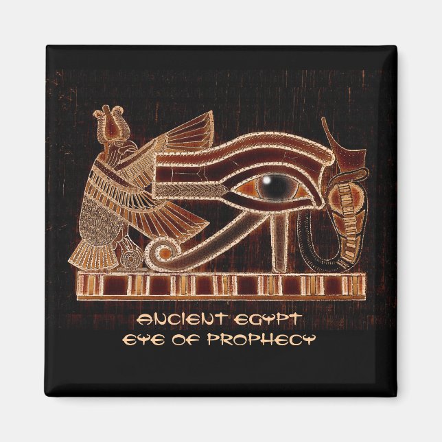 WADJET OEIL D'HORUS Ancien Magnet d'art égyptien (Devant)