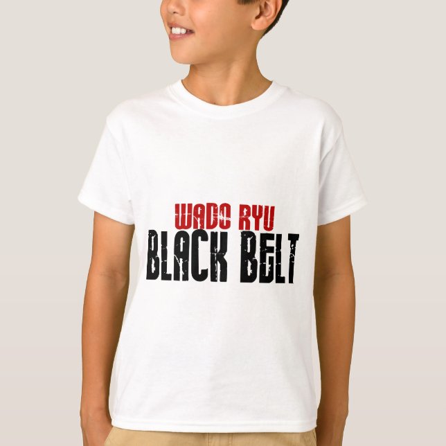 Wado Ryu Gürtel-Karate T-Shirt (Vorderseite)